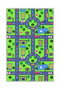 Conceptum Alfombra Multicolor con Diseño 3D de 60 x 100 cm